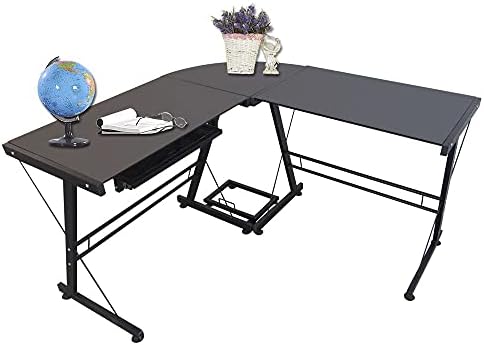 SXDS em forma de Sxds S Stalinite Stalinite Splicing Desk 402C Computador Desk office Desk office de estudo para sala de estar