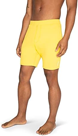 Yoga Crow Swerve de shorts de ioga masculino com forro interno resistente ao odor, roupas ativas, treino, academia, trens cruzados,