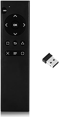 Controle remoto multimídia com receptor USB, 2,4 GHz de mídia sem fio controlador remoto ajuste para o controlador PS4