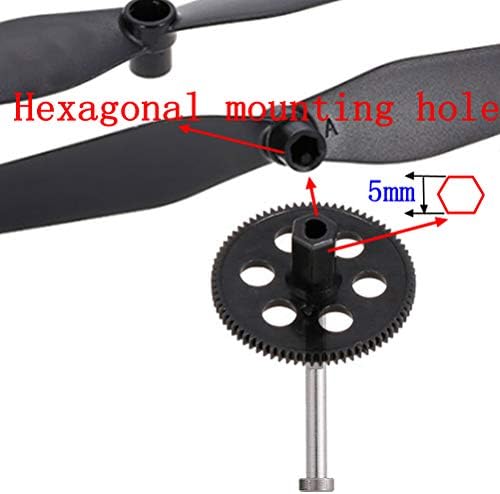 Xiaopengyo rc quadcopter peças de peças hélice lâmina compatível com visuo xs816 xs809 sp500 s167 dm107s xs809hw xs809w xs809s dobrável