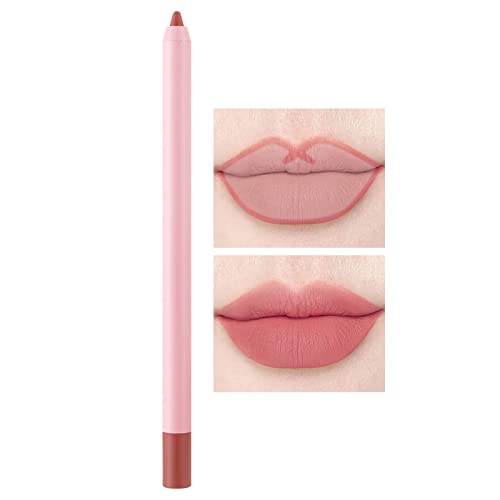 16 Color Longo Longo Lipstick + Liner Lip Lobo Lip Lobs Pasta impermeável Linha de gancho de colorida Rica Lipstick Pen Pen Nenhum