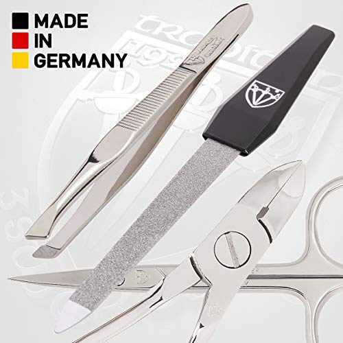 3 espadas Alemanha - Qualidade da marca Kit de grooming de pedicure de 8 peças para manicure.