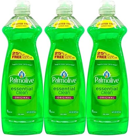 Sabonete de prato líquido essencial limpo Palmolive, original - 16 onça fluida, verde