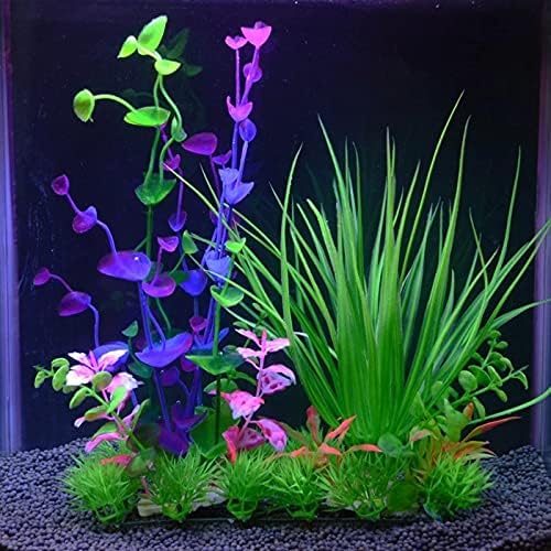 Plantas de aquário de Sxnbh decoração de ervas daninhas Acessórias de peixes decoração de tanques de peixes Aquascapa