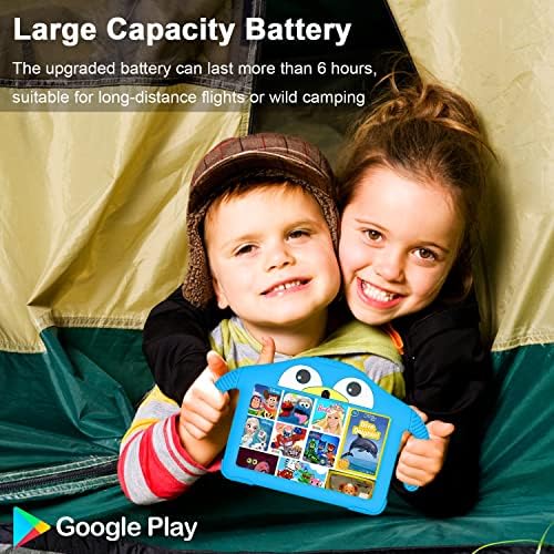 Tablet infantil, tablet de 7 polegadas para crianças 3 GB de RAM 32 GB, Android 11 comprimido com wifi, bluetooth, gm