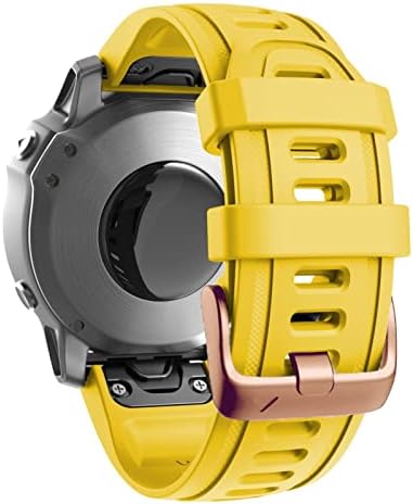 Daikmz 20mm WatchBand tiras para Garmin Fenix ​​7S 6S 6SPro Relógio Quick Lanke Silicone Easy Fit Wrist Bands para Garmin