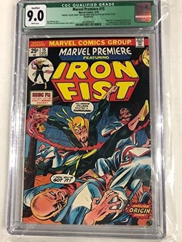 Marvel Premiere 15 CGC 9.0 Label Green 1st Iron Fist Major Bronze Key