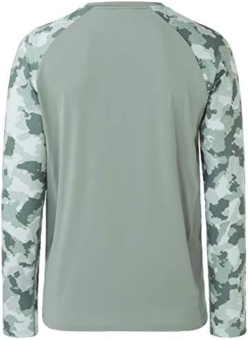 Bassdash upf 50 tee de pesca para homens camuflando camisa de manga comprida Sweothirts rápidos secos