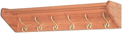 Martelo de madeira de 37 polegadas de 6 nickel gancho, carvalho médio