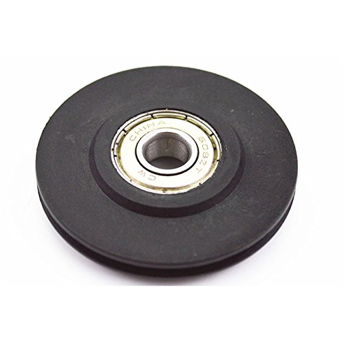 50 PCS/pacote KM602677G01 Polia de elevador Desviando peso de fechamento D48mm od48 espessura 5 rolamento 608z