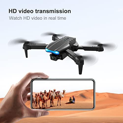 U26Q60 Mini drone com dupla câmera 4K HD FPV Gretos de brinquedo de controle remoto para meninos meninas com altitude