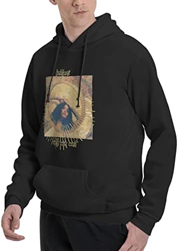 Men Hoodies Casual Sweetshirt Pullover com traje de bolso