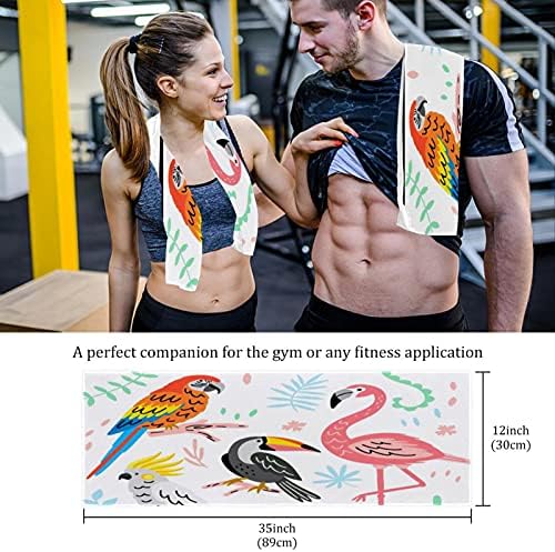 Toalhas de ginástica Birdsfitness para homens e mulheres toalhas de praia 2-PACK RATE