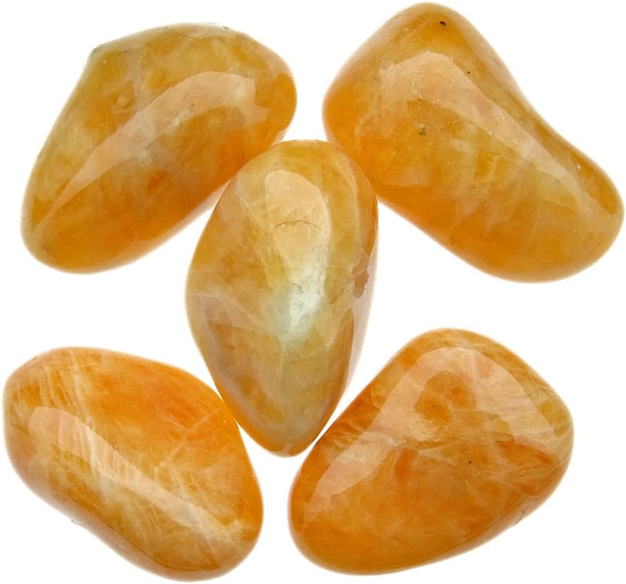 Pachamama Essentials Orange Calcite caiu - pedra de cura - Cura de cristal 20-25mm