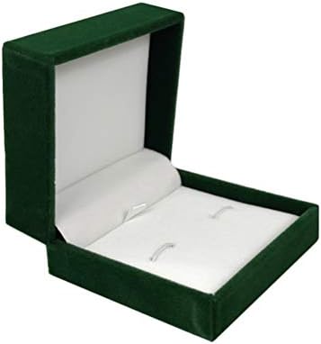 Cabilock Practical Green Multifuncional Camisa Cufflinks Caixa de Flanela Organizador de Armazenamento Botens Botões Jóias Caixa de