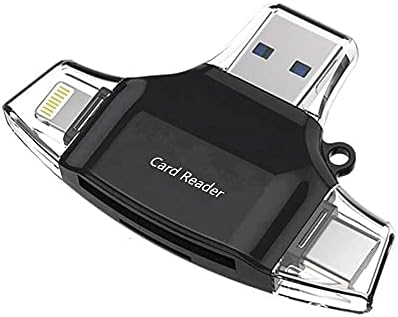 BOXWAVE SMART GADGET Compatível com Fujitsu Lifebook A3510 - AllReader SD Card Reader, MicroSD Card Reader SD Compact USB