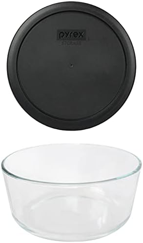 Pyrex 7402-PC Black Lid fabricada nos EUA