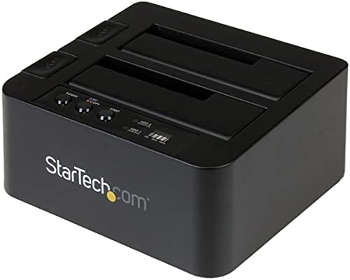 Duplicador de disco rígido independente do Startech.com, Dual Bay HDD/SSD CLONER/COPIER, USB 3.1 & COM SATA TO CABO USB - Adaptador