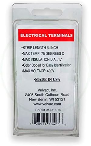 Velvac ht shrnk butt cntr 12-10, 40 pack-058314-40