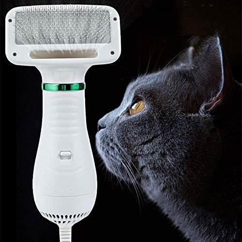 Secador de cabelo de preparação para animais de estimação ZH1 com pente, temperatura ajustável e baixo ruído, atendimento