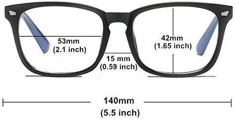 LERNEW Blue Light Reading Glasses For Mull Men, leitores de filtro UV anti -brilho para reduzir a fadiga ocular