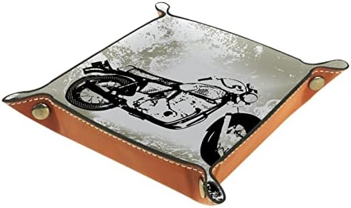 Bandejas de mesa de escritório, fundo de moto grunge, bandeja de manobrista de couro caixas de sorda