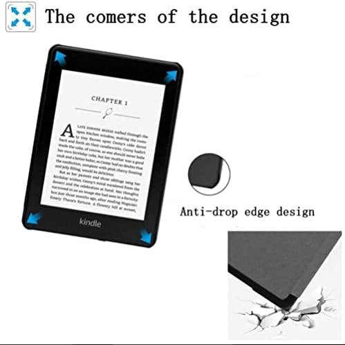 Caso Shzrgarts para 6 Novos Kindle, tampa de casca clara com despertar/sono automático para Kindle 11 2022 e-reader, roxo borboleta