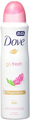 Dove Go Fresh Romegranato e Lemon Verbena Antipersppirant Desodorante para mulheres 150ml = 5,07oz