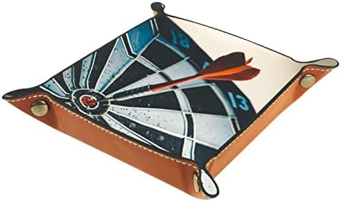 Bandejas de mesa de escritório, Dart Arrow Dartboard, Bandejas de manobrista de couro Caixas de sério