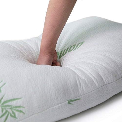IMOUTEK Bamboo Rayon Rayon Brophable Brophable com travesseiro lavável, travesseiros premium para dormir - costas/estômago/lateral