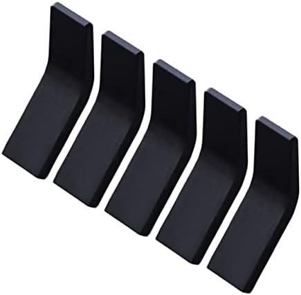 Zerodeko 5pcs gancho de parede cabides de metal pesados ​​armários pretos para roupas pretas suporte para toalhas decorativas