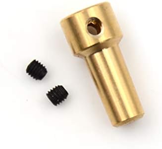 Acoplador de cuple de cup de dingguanghe 1pc Brass de 2,3 mm de broca elétrica de perfuração JT0 para acoplamento do eixo do motor metal