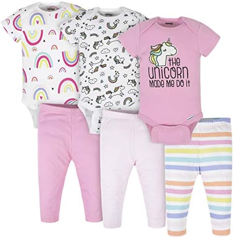 O macacão Brand Unisex-Baby 3 macacões 3 calças pacote de roupas Mix N Match Reconborn to 12m