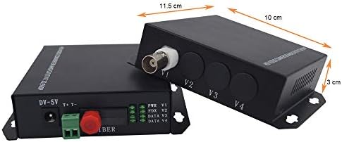 Multiplexador de vídeo Primeda-Telecom sobre 1 fibra óptica até 20 km para Hikvision Dahua 960p CVI TVI AHD HD CAMERAS