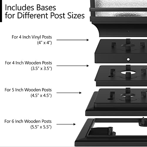 Davinci Lighting Premium Solar Outdoor Post Cap luz