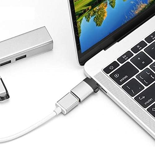 Cabo de ondas de caixa compatível com Samsung Galaxy Book3 360 - USB -C para um portchanger, USB tipo C OTG USB Keychain