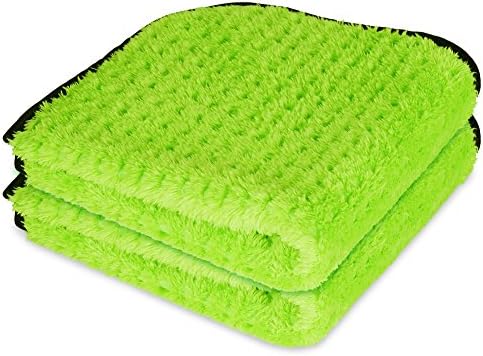Líquido x waffle waffle tecer verde xtreme microfiber detalhando toalha 16 x 16 satisfação garantida