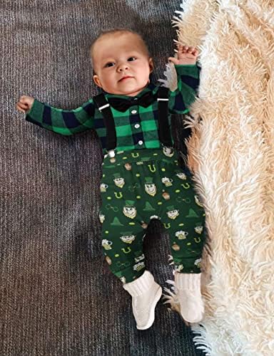 Wiqi Baby Boy My 1st St. Patrick's Day roupas