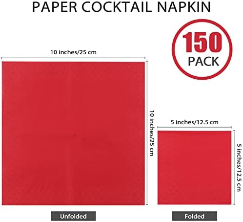 Ruisita 150 Pacote de papel descartável Cocktail guardana