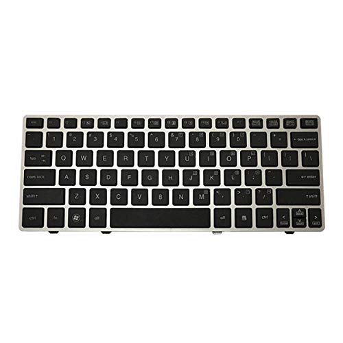 Teclado de layout de substituição dos EUA para HP Elitebook 2560 2560p 2570 2570p Black