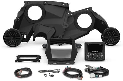 Rockford Fosgate X317-STG1 Kit de áudio: PMX-1 Receptor & M0 Soplas frontais da série para modelos selecionados