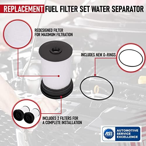 Separador de água do filtro de combustível diesel - compatível com o Chevrolet Colorado & GMC Canyon 2.8L Duramax