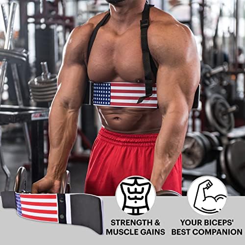 Dmoose Arm Blaster para o bíceps tríceps homens, bíceps blaster para resistência muscular do bodybuilding, bíceps