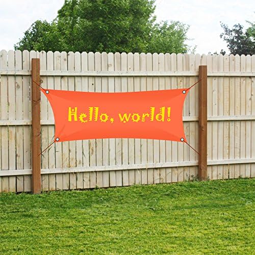 Bloomagicsign 3 'x 10' Mesh Fabric Banner personalizado