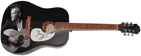 John Cougar Mellencamp assinou o Autograph Custom One of a Gind 1/1 em tamanho grande Gibson Epiphone Guitar Guitar Bbbbbb