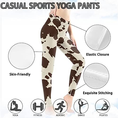 JndTueit Women Women High Caist Batted Control Workout, leggings esticados para fitness de esportes, calça de Yoga Soft Lounge