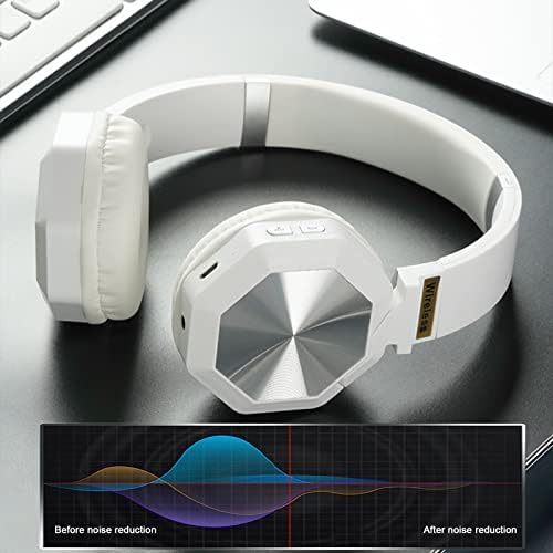 Zunfeo Wireless Bluetooth Headphones Ruído Cancelamento com microfone - fones de ouvido de fone de ouvido para jogos embutidos em