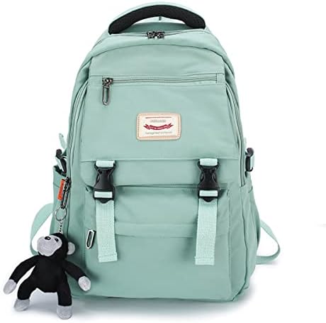 Jarkjard Backpack estética fofa para garotas Kawaii Mackpack for School College Backpack de grande capacidade para garotas mulheres