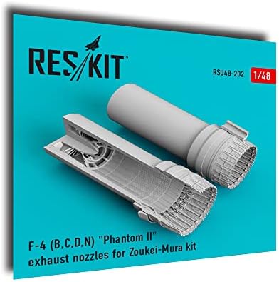 Reskit RSU48-0202 1/48 F-4 Phantom II Bocos de exaustão para Zoukei-Mura