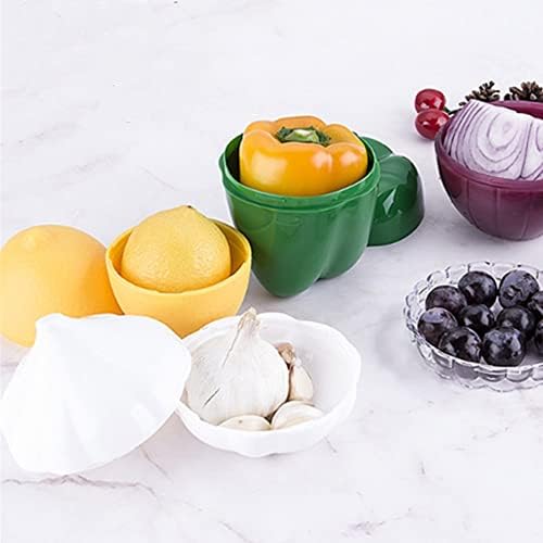 OUKEYI 5Pieces Frutas e recipientes de armazenamento de vegetais Caixa de geladeira reutilizável Box de armazenamento